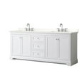thumbnail image 1 of Wyndham Collection WCV232380DWHWQUS3MXX Avery 80" Free Standing Double Basin Vanity Set -, 1 of 7