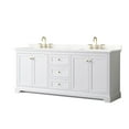 thumbnail image 1 of Wyndham Collection Wcv232380d-Qtz-Us3mxx Avery 80" Free Standing Double Basin Vanity Set -, 1 of 7