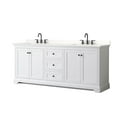 thumbnail image 1 of Wyndham Collection Wcv232380d-Qtz-Us3mxx Avery 80" Free Standing Double Basin Vanity Set -, 1 of 7
