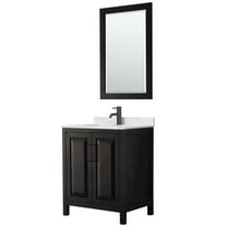 Wyndham Collection Wcv252530s-Qtz-Unsm24 Daria 30" Free Standing Single Basin Vanity Set -
