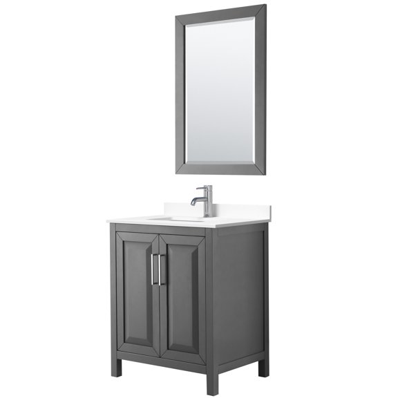 Wyndham Collection Wcv252530s-Vca-M24 Daria 30" Free Standing Single Basin Vanity Set -