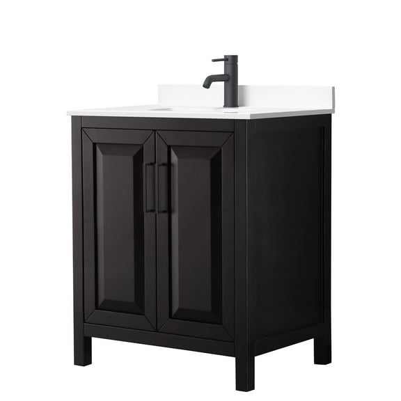 Wyndham Collection Wcv252530s-Vca-Mxx Daria 30" Free Standing Single Basin Vanity Set -