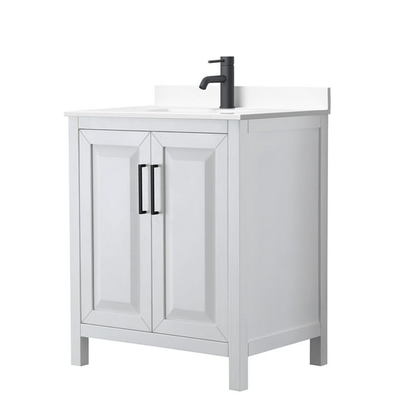 Wyndham Collection Wcv252530s-Vca-Mxx Daria 30" Free Standing Single Basin Vanity Set -