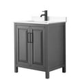 thumbnail image 1 of Wyndham Collection WCV252530SGBWCUNSMXX Daria 30" Free Standing Single Basin Vanity Set -, 1 of 7
