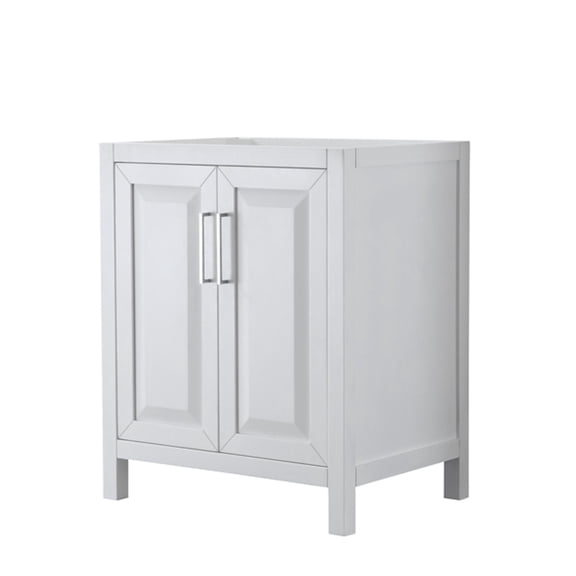 Wyndham Collection WCV252530SWHCXSXXMXX Daria 29" Single Free Standing Vanity Cabinet Only