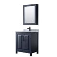 thumbnail image 1 of Wyndham Collection WCV252530SBBCMUNSMED Daria 30" Free Standing Single Vanity Set - Dark, 1 of 7