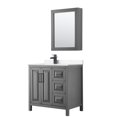 thumbnail image 1 of Wyndham Collection WCV252536SGBC2UNSMED Daria 36" Free Standing Single Basin Vanity Set -, 1 of 7