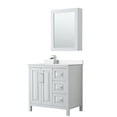 thumbnail image 1 of Wyndham Collection WCV252536SWHWCUNSMED Daria 36" Free Standing Single Basin Vanity Set -, 1 of 7