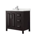 thumbnail image 1 of Wyndham Collection Wcv252536s-Qtz-Unsmxx Daria 36" Free Standing Single Basin Vanity Set -, 1 of 7
