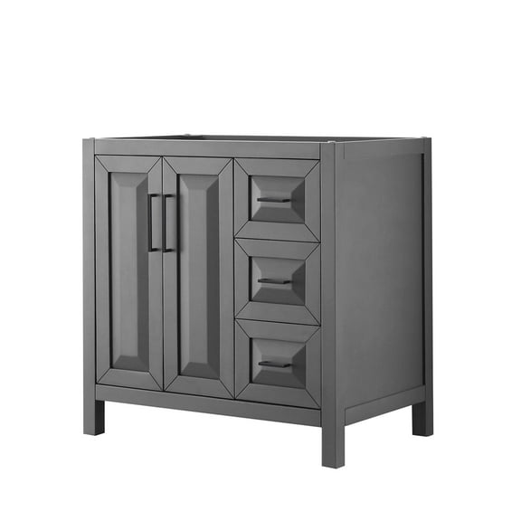 Wyndham Collection Wcv252536scxsxxmxx Daria 35" Single Free Standing Vanity Cabinet Only -