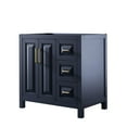 thumbnail image 1 of Wyndham Collection Wcv252536scxsxxmxx Daria 35" Single Free Standing Vanity Cabinet Only -, 1 of 7