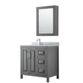 thumbnail image 1 of Wyndham Collection Wcv252536sunsmed Daria 36" Free Standing Single Vanity Set - Dark Gray, 1 of 7