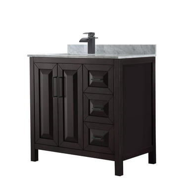 Wyndham Collection Wcv252536sunsmxx Daria 36" Free Standing Single Vanity Set - Dark