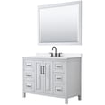 thumbnail image 1 of Wyndham Collection WCV252548SWBWQUS3M46 Daria 48" Free Standing Single Basin Vanity Set -, 1 of 7