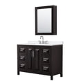 thumbnail image 1 of Wyndham Collection WCV252548SDEWQUS3MED Daria 48" Free Standing Single Basin Vanity Set -, 1 of 7
