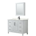 thumbnail image 1 of Wyndham Collection WCV252548SWBC2UNSMED Daria 48" Free Standing Single Basin Vanity Set -, 1 of 7