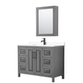 thumbnail image 1 of Wyndham Collection WCV252548SGBWCUNSMED Daria 48" Free Standing Single Basin Vanity Set -, 1 of 7