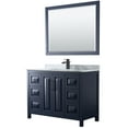 thumbnail image 1 of Wyndham Collection WCV252548SBBCMUNSM46 Daria 48" Free Standing Single Vanity Set - Dark, 1 of 7