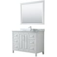 thumbnail image 1 of Wyndham Collection WCV252548SWHCMUNSM46 Daria 48" Free Standing Single Vanity Set - White, 1 of 7