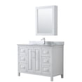 thumbnail image 1 of Wyndham Collection Wcv252548sunsmed Daria 48" Free Standing Single Vanity Set - White /, 1 of 7