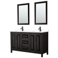 thumbnail image 1 of Wyndham Collection Wcv252560d-Vca-M24 Daria 60" Free Standing Double Basin Vanity Set -, 1 of 7