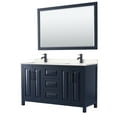 thumbnail image 1 of Wyndham Collection WCV252560DBBC2UNSM58 Daria 60" Free Standing Double Basin Vanity Set -, 1 of 7