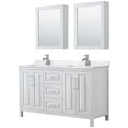 thumbnail image 1 of Wyndham Collection Wcv252560d-Vca-Med Daria 60" Free Standing Double Basin Vanity Set, 1 of 7