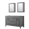 thumbnail image 1 of Wyndham Collection WCV252560DGBCXSXXMED Daria 59" Double Free Standing Vanity Cabinet -, 1 of 7