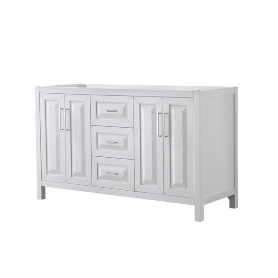 Wyndham Collection Wcv252560dcxsxxmxx Daria 59" Double Free Standing Vanity Cabinet Only -