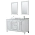 thumbnail image 1 of Wyndham Collection Wcv252560dunsm24 Daria 60" Free Standing Double Vanity Set - White /, 1 of 7