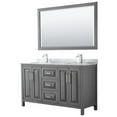 thumbnail image 1 of Wyndham Collection WCV252560DKGCMUNSM58 Daria 60" Free Standing Double Vanity Set - Dark, 1 of 7