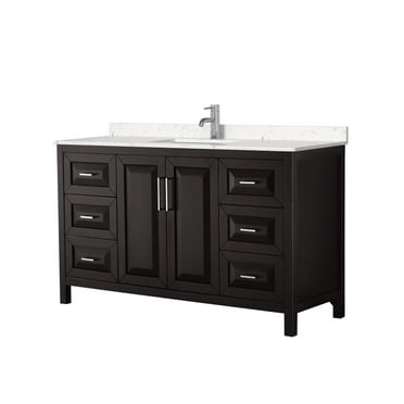 Wyndham Collection Wcv252560s-Vca-Mxx Daria 60" Free Standing Single Basin Vanity Set -