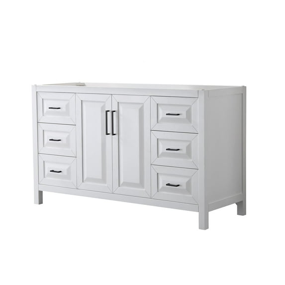 Wyndham Collection Wcv252560scxsxxmxx Daria 59" Single Free Standing Vanity Cabinet Only -