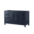 thumbnail image 1 of Wyndham Collection WCV252560SBBCXSXXMXX Daria 59" Single Free Standing Vanity Cabinet Only, 1 of 7