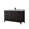 thumbnail image 1 of Wyndham Collection Wcv252560sunsmxx Daria 60" Free Standing Single Vanity Set - Dark, 1 of 7