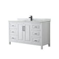 thumbnail image 1 of Wyndham Collection Wcv252560sunsmxx Daria 60" Free Standing Single Vanity Set - White /, 1 of 7