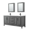 thumbnail image 1 of Wyndham Collection WCV252572DGBWCUNSMED Daria 72" Free Standing Double Basin Vanity Set -, 1 of 7