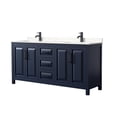 thumbnail image 1 of Wyndham Collection WCV252572DBBC2UNSMXX Daria 72" Free Standing Double Basin Vanity Set -, 1 of 7