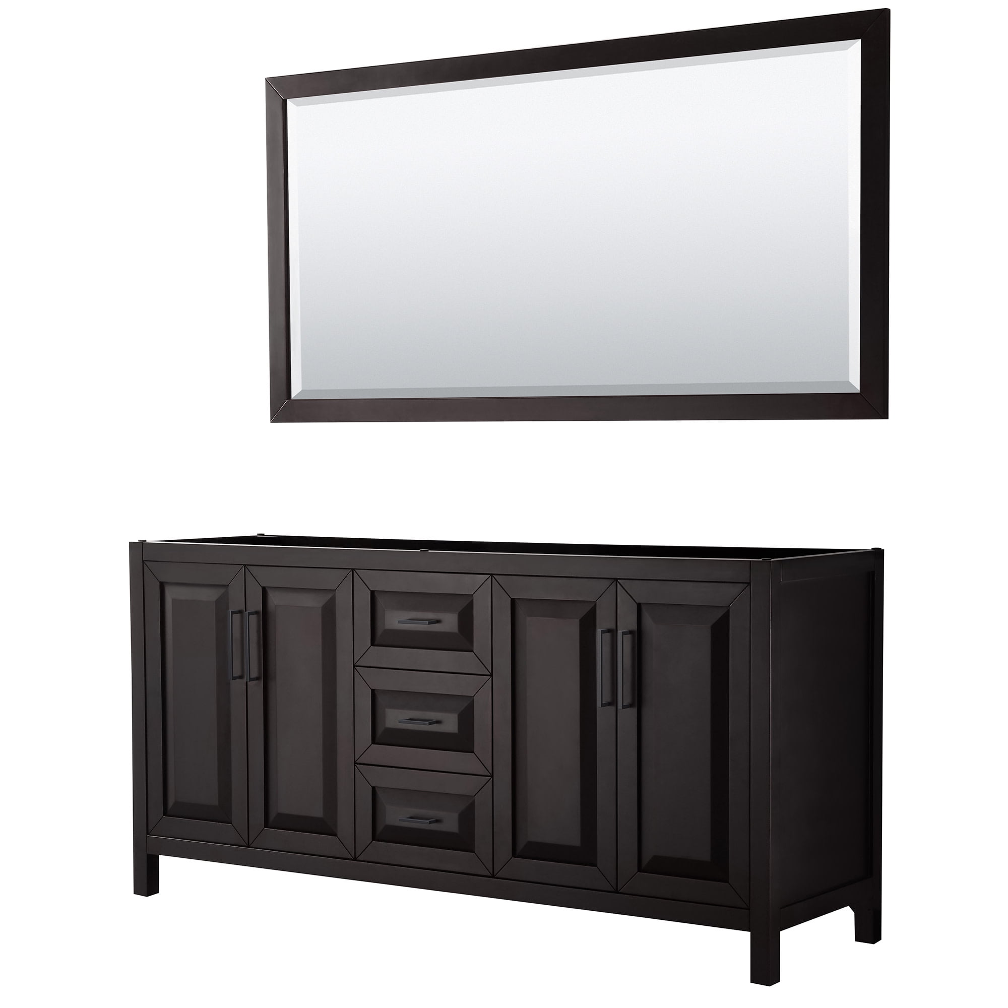 Wyndham Collection Daria 59-in White Bathroom Vanity Cabinet Wyndham Collection Daria 59-in White Bathroom Vanity Cabinet