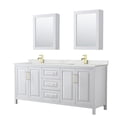 thumbnail image 1 of Wyndham Collection Wcv252580d-Qtz-Unsmed Daria 80" Free Standing Double Basin Vanity Set -, 1 of 7