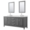 thumbnail image 1 of Wyndham Collection Wcv252580d-Qtz-Us3m24 Daria 80" Free Standing Double Basin Vanity Set -, 1 of 7