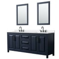 thumbnail image 1 of Wyndham Collection Wcv252580d-Qtz-Us3m24 Daria 80" Free Standing Double Basin Vanity Set -, 1 of 7