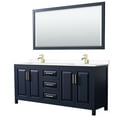 thumbnail image 1 of Wyndham Collection WCV252580DBLWCUNSM70 Daria 80" Free Standing Double Basin Vanity Set -, 1 of 7