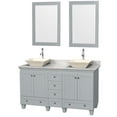 thumbnail image 1 of Wyndham Collection Wcv800060doycmm24 Acclaim 60" Double Vanity Cabinet Set - Grey, 1 of 7