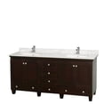thumbnail image 1 of Wyndham Collection Wcv800072dunsmxx Acclaim 72" Free Standing Vanity Set - Brown, 1 of 7