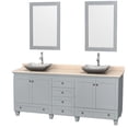 thumbnail image 1 of Wyndham Collection Wcv800080doyivm24 Acclaim 80" Double Vanity Cabinet Set, 1 of 7