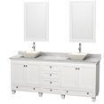thumbnail image 1 of Wyndham Collection Wcv800080dwhcmovm24 Acclaim 80" Free Standing Vanity Set - Pyra Bone, 1 of 7