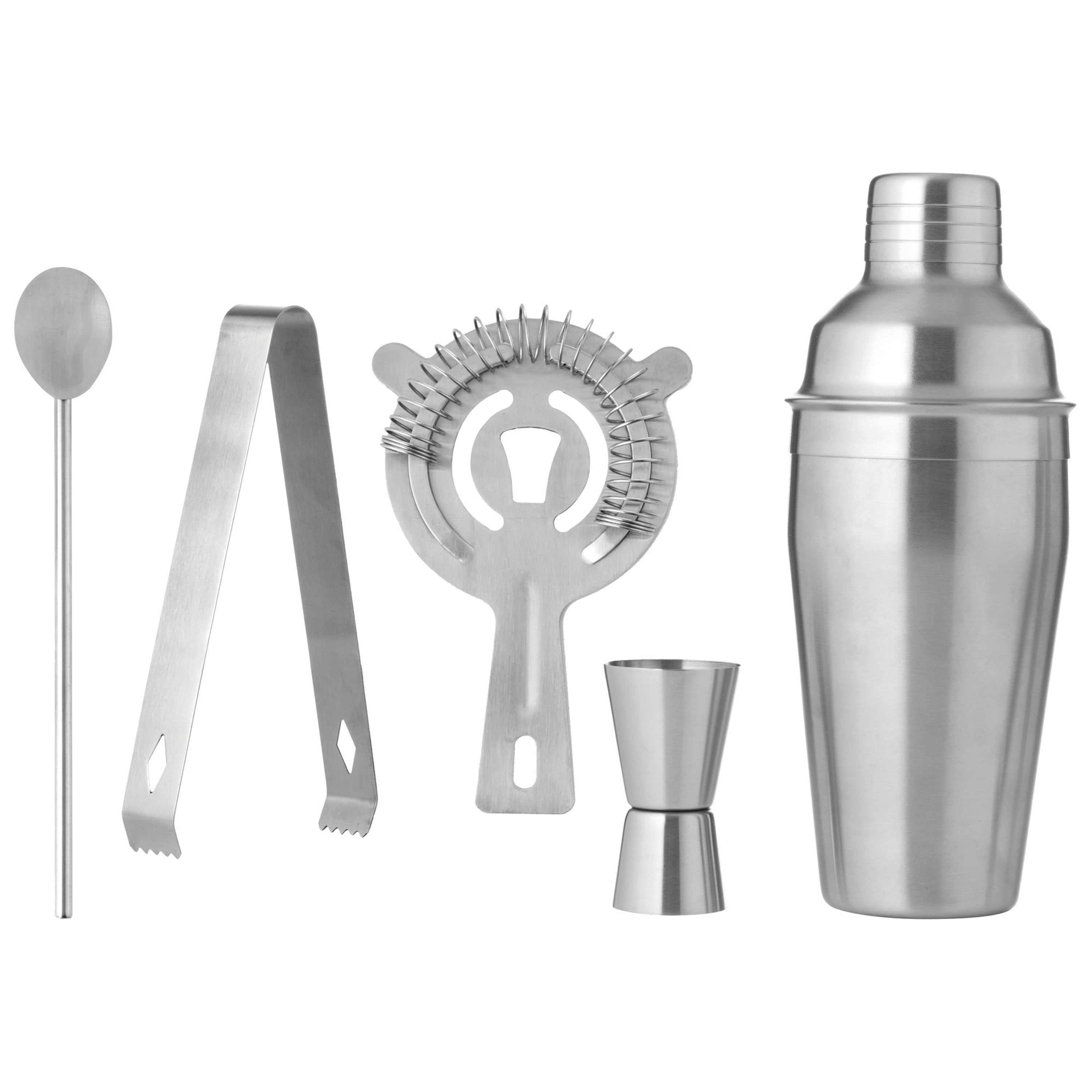 Wyndham House 5Pc Stainless Steel Bar Set