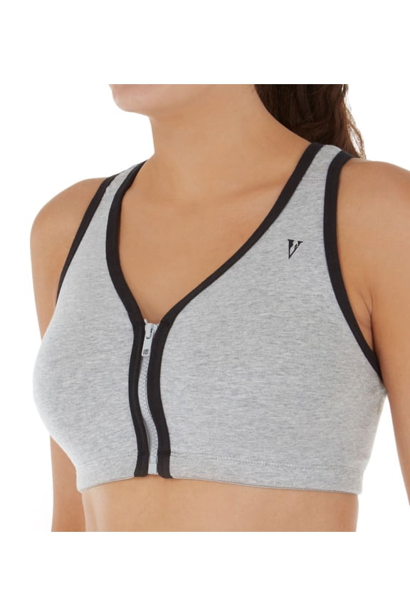 Women's Front Zip Sports Bra