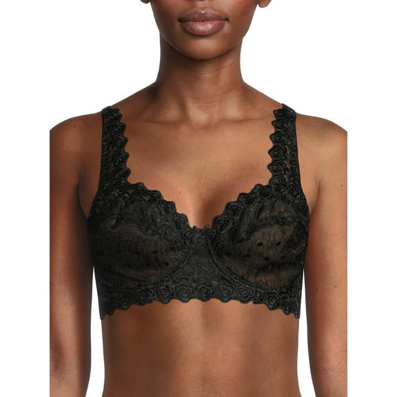 Wynette by Valmont Women's Lace Crossover Bra